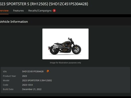 2022 Harley-Davidson Sportster S, чёрный, 1450000 рублей, вид 3