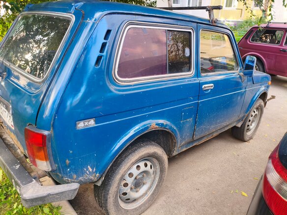 1999 Lada (ВАЗ) 2121 (4x4) I Рестайлинг, синий, 150000 рублей - вид 7