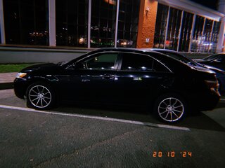 2007 Toyota Camry VI (XV40), чёрный, 970000 рублей, вид 3