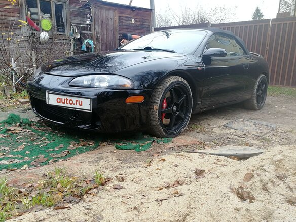 1997 Mitsubishi Eclipse II, чёрный, 2450001 рублей