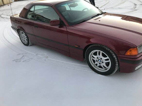 1995 BMW 3 серии 328i III (E36), красный - вид 1