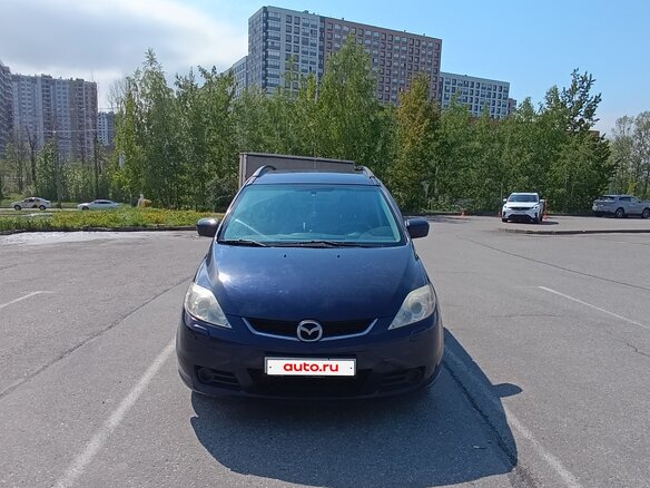 2007 Mazda 5 I (CR), синий, 685000 рублей - вид 1