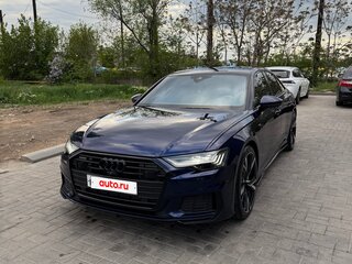 2018 Audi A6 55 TFSI V (C8), синий, 4850000 рублей, вид 3
