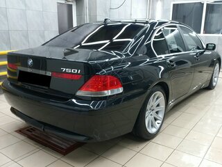 2002 BMW 7 серии 735i IV (E65/E66), чёрный, 1050000 рублей, вид 5