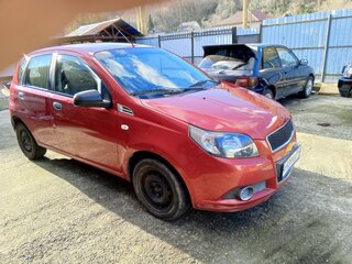 2011 Chevrolet Aveo I Рестайлинг, красный, 430000 рублей, вид 1