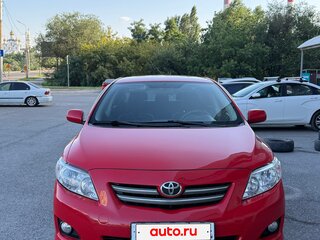 2008 Toyota Corolla AMT X (E140, E150), красный, 790000 рублей, вид 3