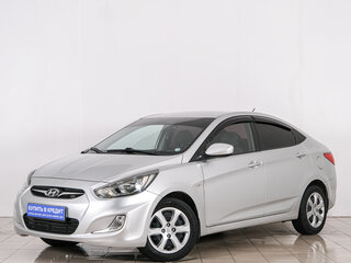 2012 Hyundai Solaris I, серебристый, 789000 рублей, вид 3