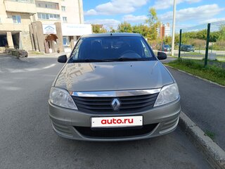 2012 Renault Logan I Рестайлинг, бежевый, 520000 рублей, вид 3