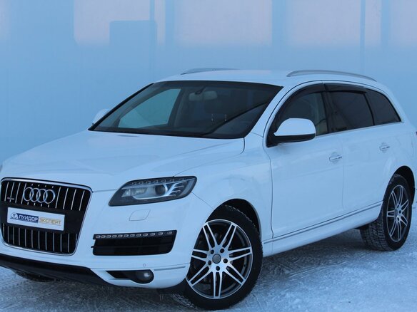 2010 Audi Q7 I (4L) Рестайлинг, белый
