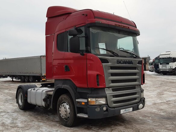 2007 Scania R-Series, красный - вид 2