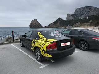 2002 Volvo S60 I, чёрный, 500000 рублей, вид 1