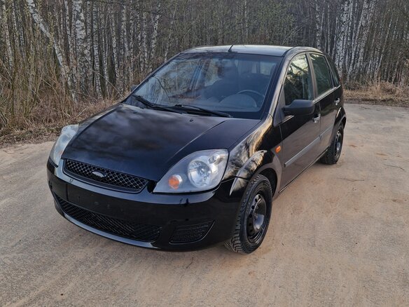 2007 Ford Fiesta Mk5, чёрный, 345000 рублей