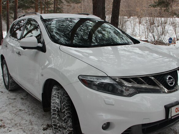 2014 Nissan Murano II (Z51) Рестайлинг 2, белый, 1960000 рублей - вид 5