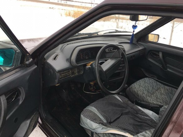 1998 Lada (ВАЗ) 2109, красный, 130000 рублей - вид 5