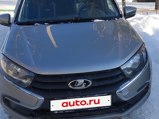 2019 Lada (ВАЗ) Granta I Рестайлинг, серый, 615000 рублей, вид 1
