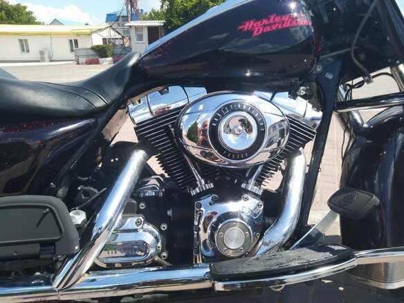 2007 Harley-Davidson Road King, чёрный, 850000 рублей - вид 1