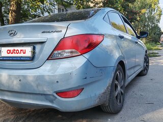 2014 Hyundai Solaris I Рестайлинг, голубой, 900000 рублей, вид 3