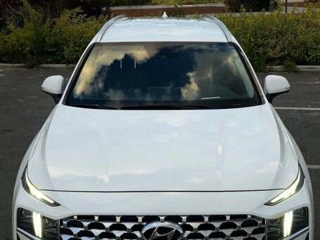 2021 Hyundai Santa Fe IV Рестайлинг, белый, 3550000 рублей, вид 3