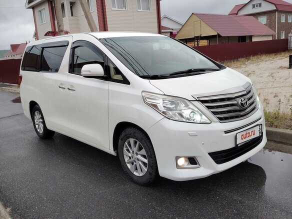 2012 Toyota Alphard II, белый, 3150000 рублей - вид 1