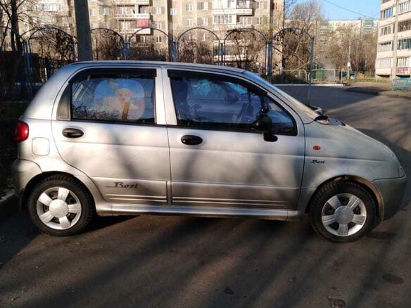 2008 Daewoo Matiz Best I Рестайлинг, серебристый - вид 4