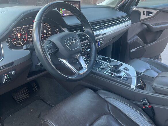 2016 Audi Q7 II (4M), чёрный, 3400000 рублей - вид 6