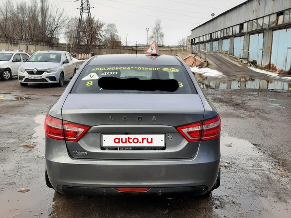 2016 Lada (ВАЗ) Vesta I, серый, 750000 рублей - вид 3