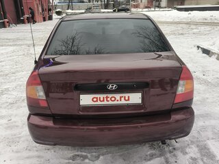 2010 Hyundai Accent ТагАЗ II, красный, 590000 рублей, вид 5