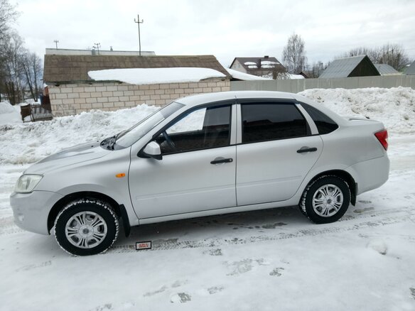 2012 Lada (ВАЗ) Granta I, серебристый - вид 7