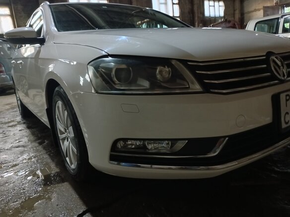 2012 Volkswagen Passat B7, белый, 850000 рублей - вид 9