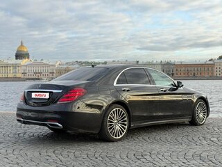 2018 Mercedes-Benz S-Класс 350 d Long VI (W222, C217) Рестайлинг, чёрный, 4950000 рублей, вид 4