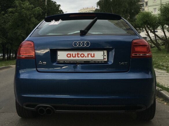 2008 Audi A3 II (8P) Рестайлинг 2, синий - вид 6