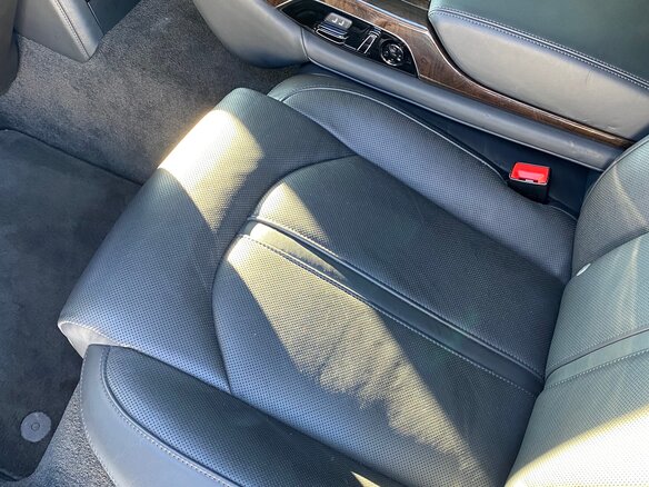 2015 Audi A8 Long III (D4) Рестайлинг, чёрный - вид 14