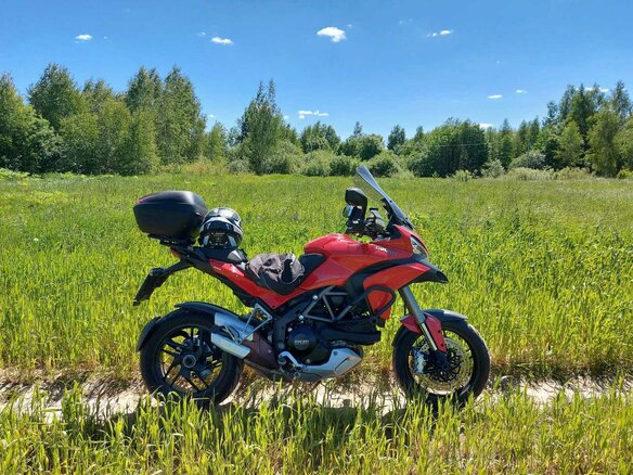2012 Ducati Multistrada 1200, пурпурный, 720000 рублей - вид 6