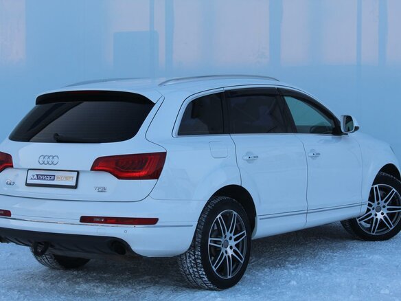 2010 Audi Q7 I (4L) Рестайлинг, белый - вид 4