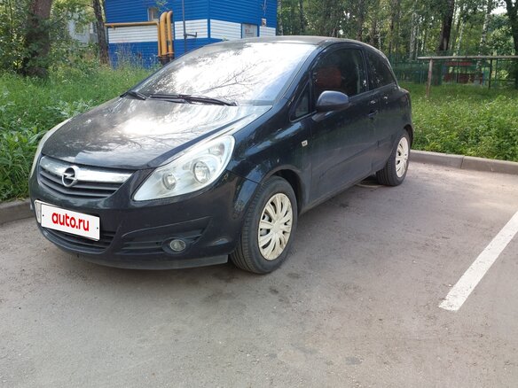 2007 Opel Corsa D, чёрный, 490000 рублей - вид 2