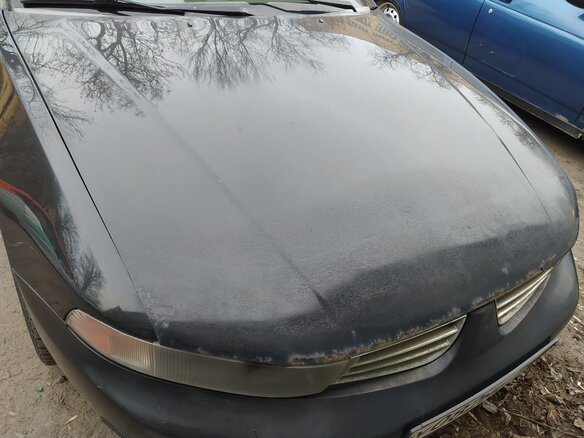 2002 Mitsubishi Galant VIII Рестайлинг, чёрный - вид 4