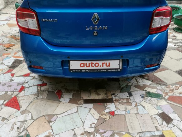 2016 Renault Logan II, синий - вид 1