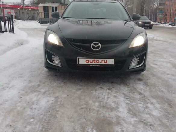 2008 Mazda 6 II (GH), чёрный - вид 2