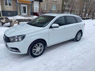 2018 Lada (ВАЗ) Vesta SW I, белый, 1200000 рублей, вид 1