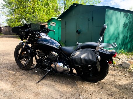 2015 Yamaha XVS650 Drag Star, чёрный, 400000 рублей, вид 2