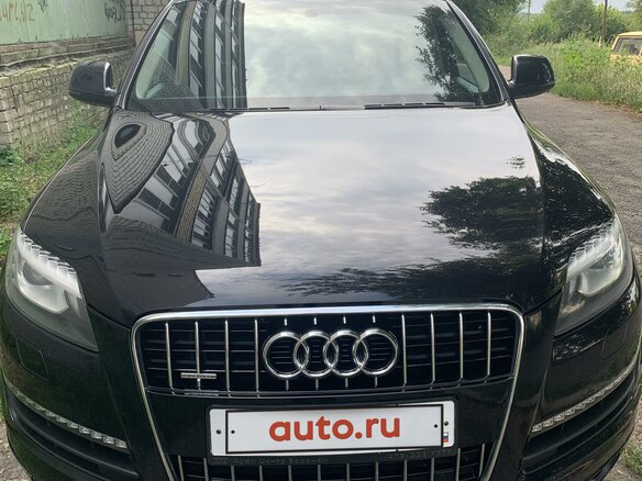2012 Audi Q7 I (4L) Рестайлинг, чёрный, 1900000 рублей
