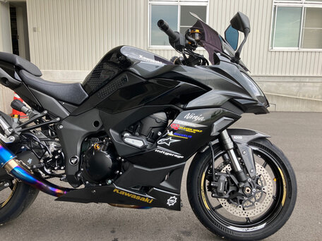 2021 Kawasaki Ninja 1000 SX, чёрный, 1100000 рублей, вид 3