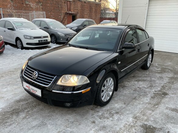 2003 Volkswagen Passat B5 Рестайлинг, чёрный - вид 2