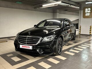2018 Mercedes-Benz S-Класс AMG 63 AMG Long III (W222, C217) Рестайлинг, чёрный, 7500000 рублей, вид 3