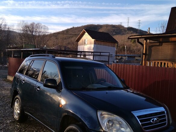 2008 Chery Tiggo (T11) I, синий - вид 16