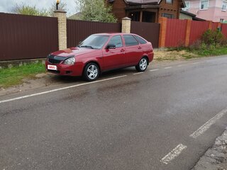 2008 Lada (ВАЗ) Priora I, красный, 370000 рублей, вид 4