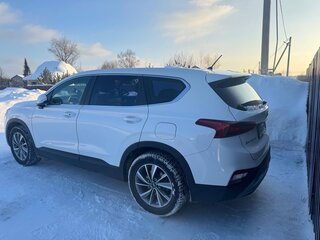 2018 Hyundai Santa Fe IV, белый, 3300000 рублей, вид 3