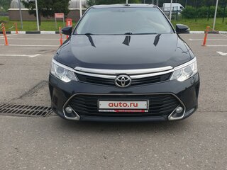 2016 Toyota Camry VII (XV50) Рестайлинг, чёрный, 2500000 рублей, вид 1