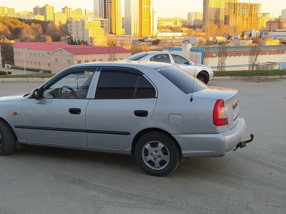 2004 Hyundai Accent II Рестайлинг, серебристый - вид 6