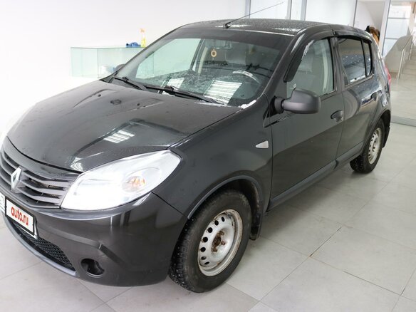 2012 Renault Sandero I, чёрный